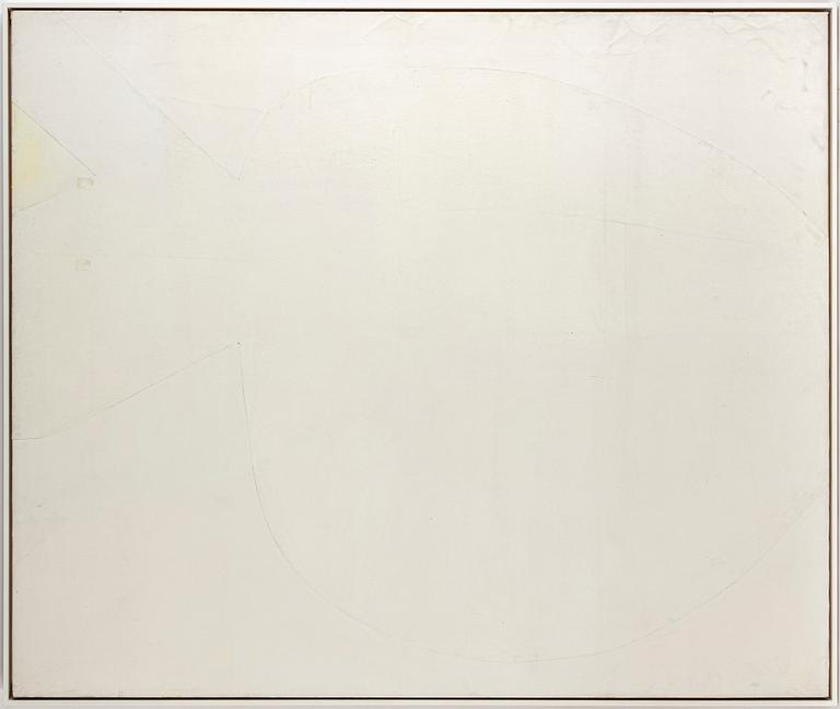 ADJA YUNKERS, acrylic and collage on canvas, signed and dated 1968  on verso.