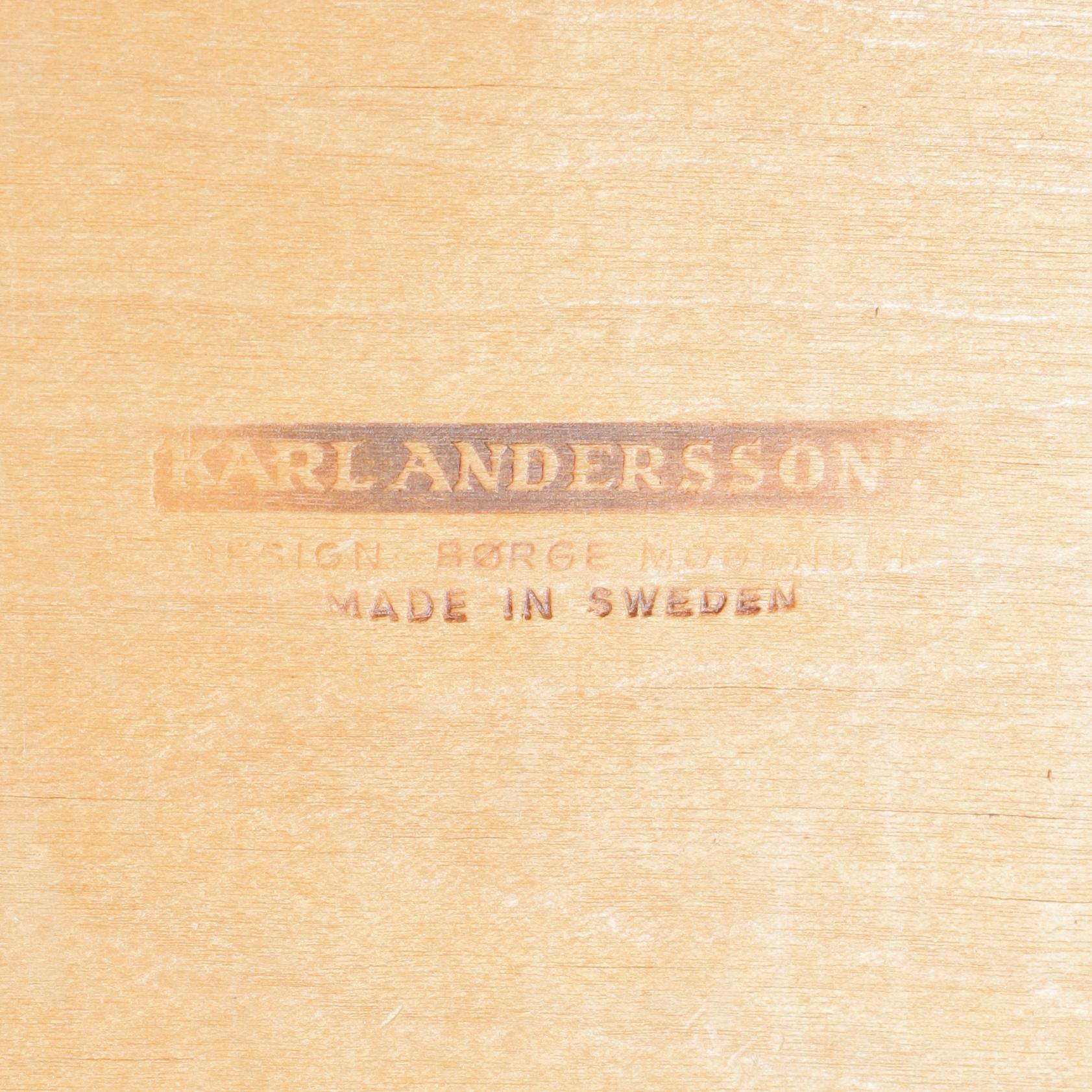 STOLAR, 8 st, Børge Mogensen, Karl Andersson & Söner, 1900-talets andra hälft.