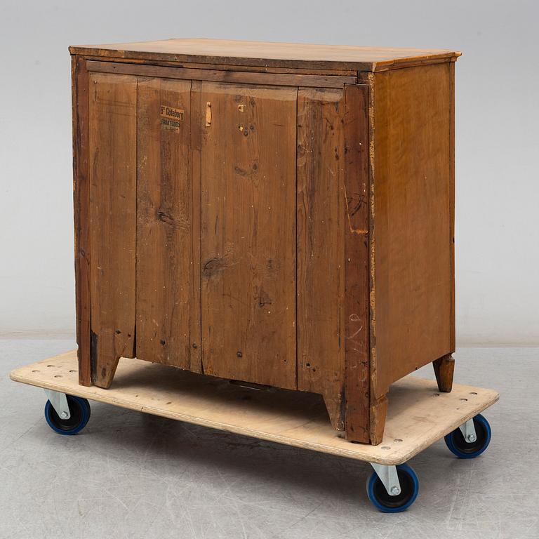 A second half of the 19th century Gustavian style chest of drawers.