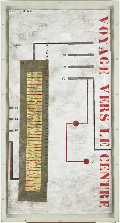 CAROUSCHKA STREIJFFERT, blandteknik och collage på kartong.