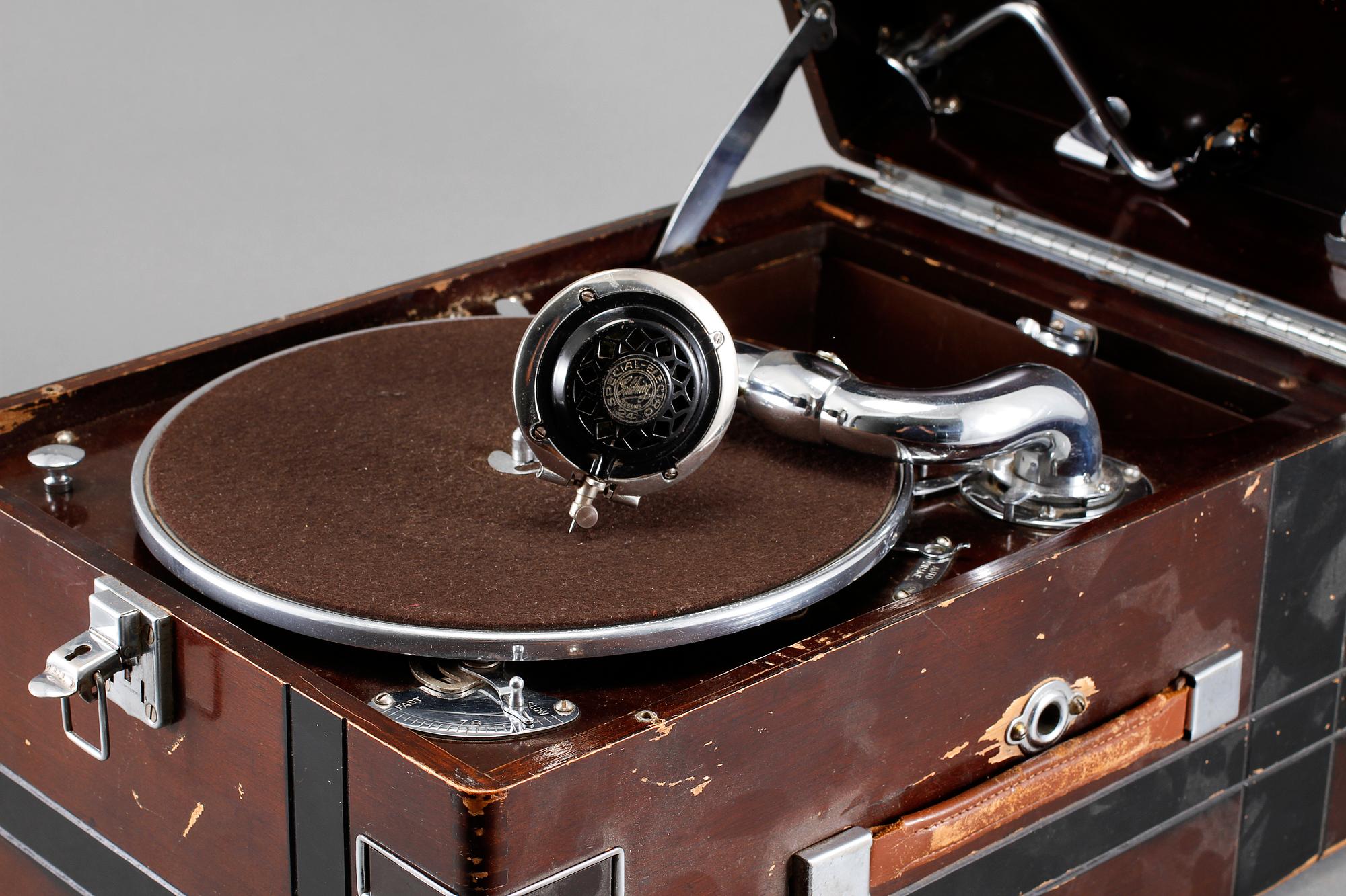 RESEGRAMMOFON, tidigt 1900-tal.