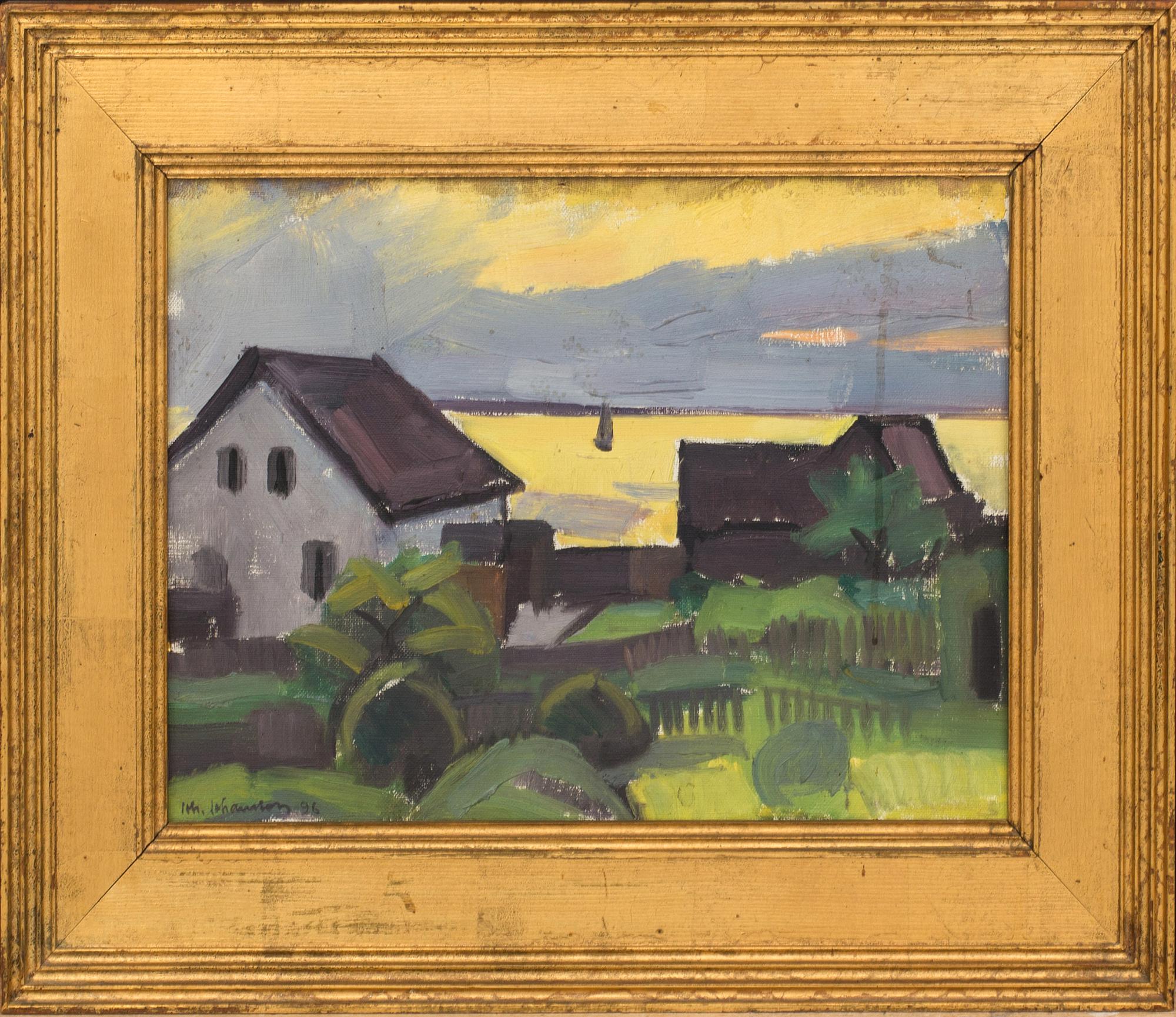 JOHAN JOHANSON, oil on canvas, signed and dated -26,.