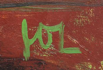 Osvald Larsson, Still Life in Blue Vase.