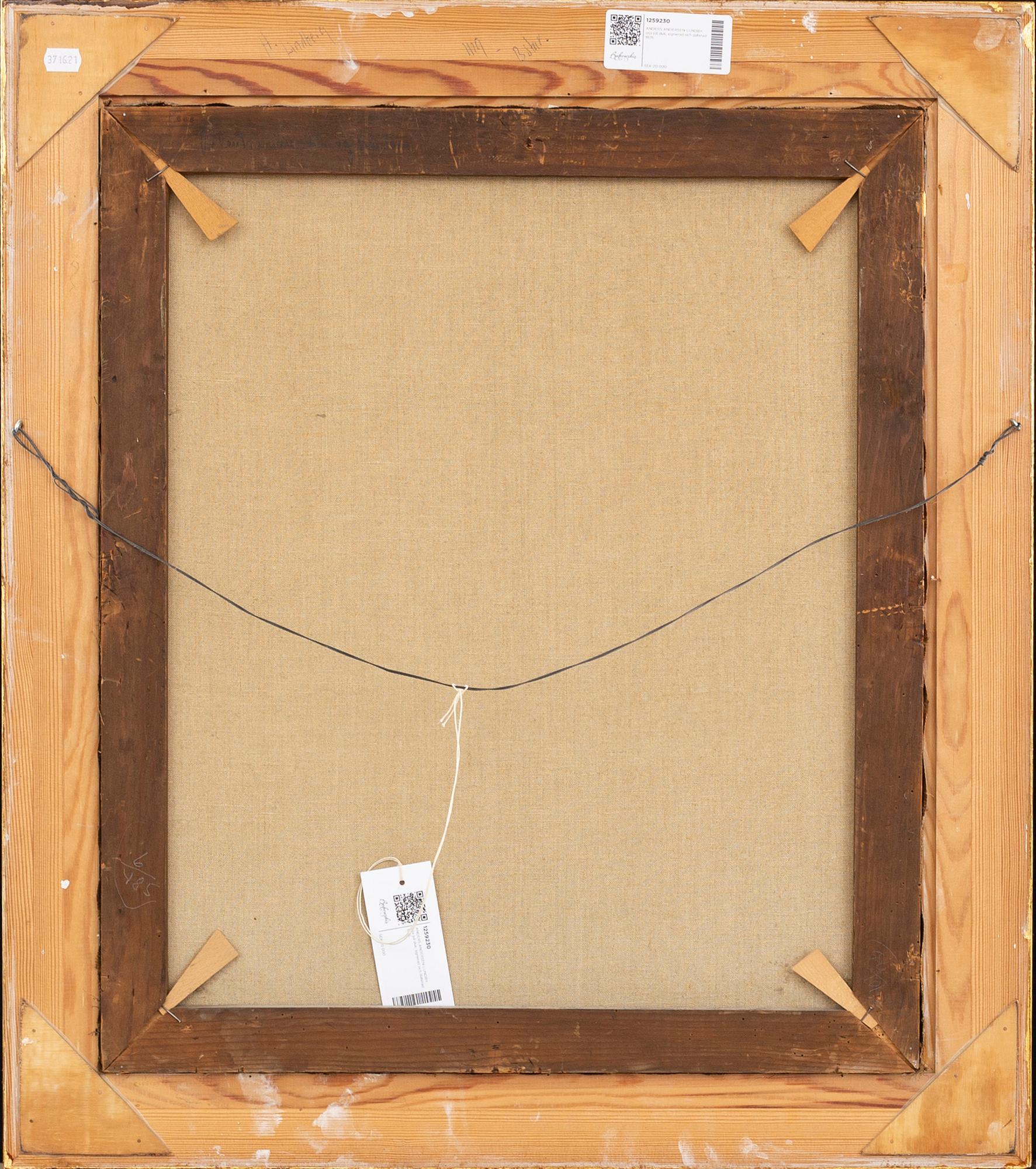 ANDERS ANDERSEN-LUNDBY, a signed and dated oil on canvas.