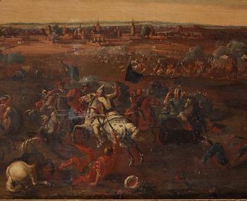 Unknown artist 17th Century. The battle of Vienna 1683.