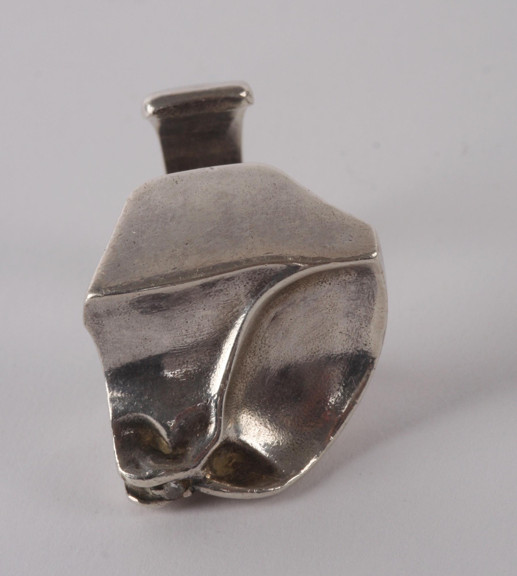 RING, silver, Lapponia med liten diamant.