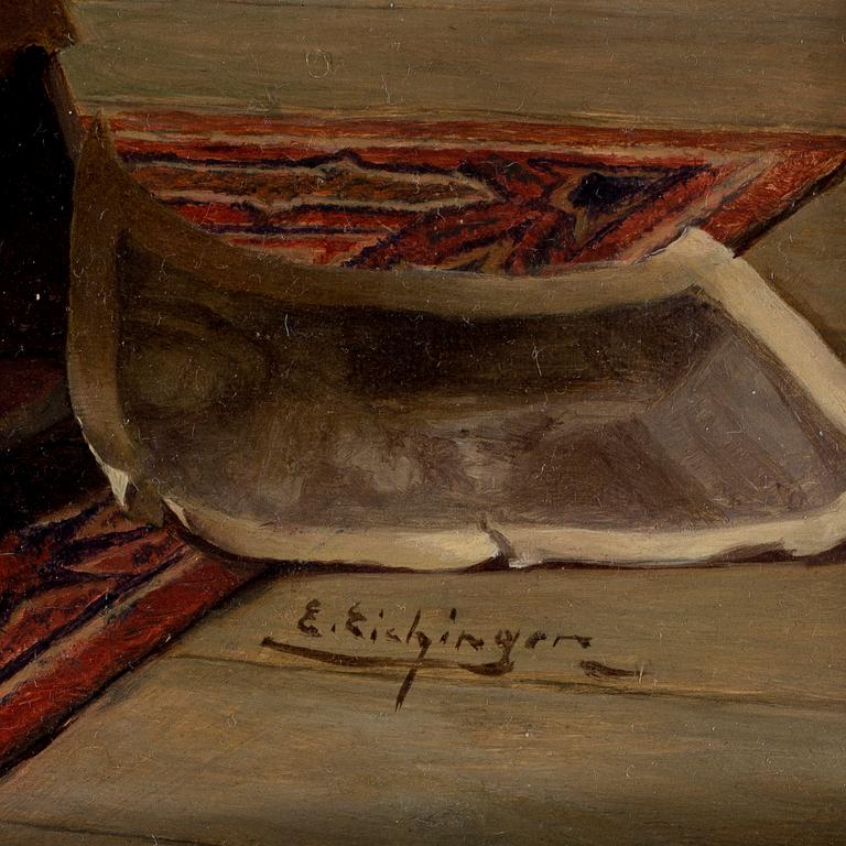 ERWIN EICHINGER, olja på pannå, signerad.