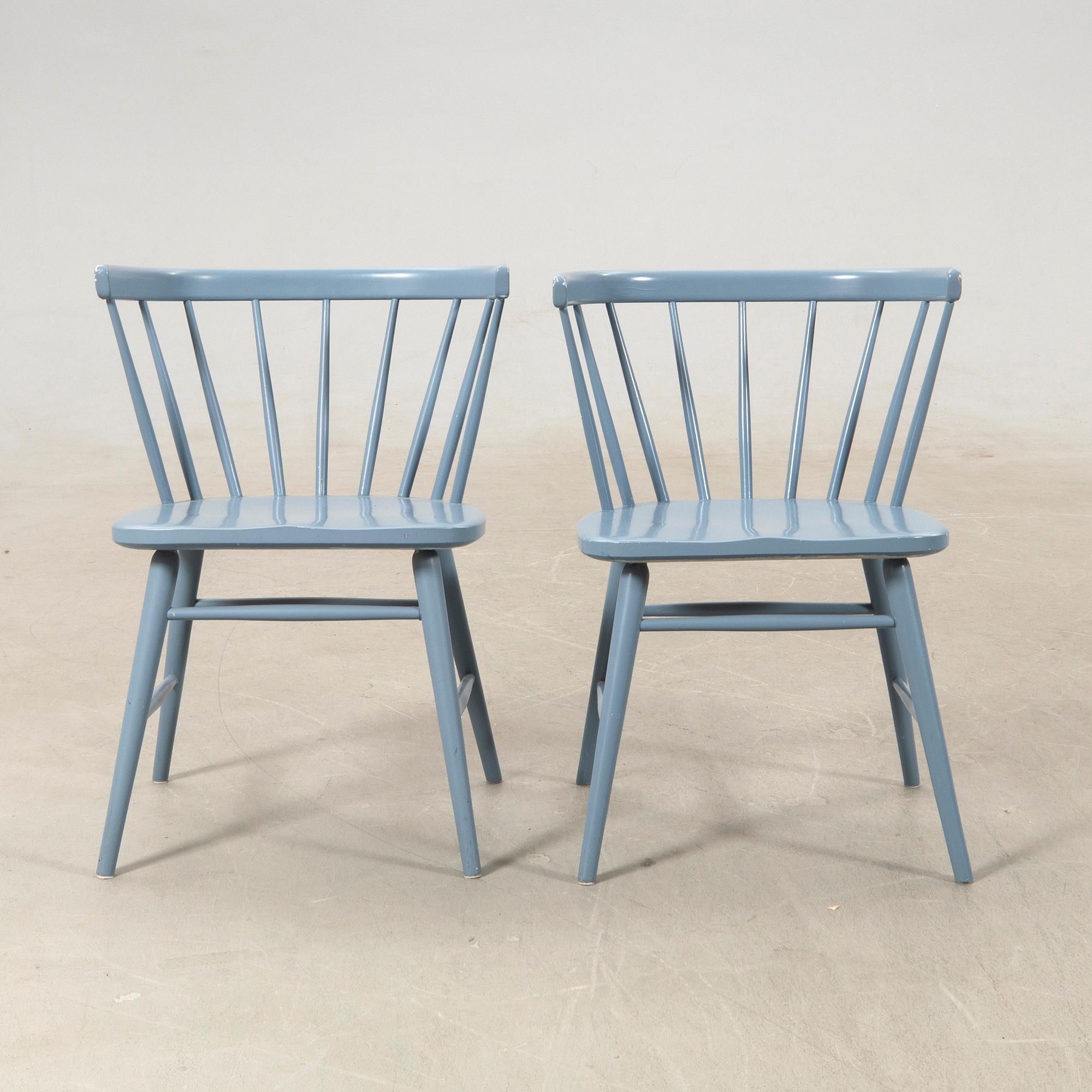 Armchairs, a pair "Florida", Bröderna Wigells Stolfabrik, second half of the 20th century.