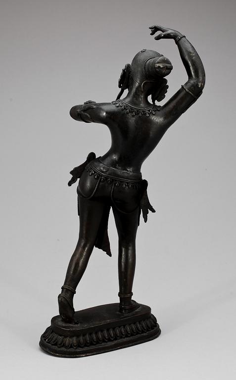 STATYETT, brons, Asien, 1800/1900-tal.