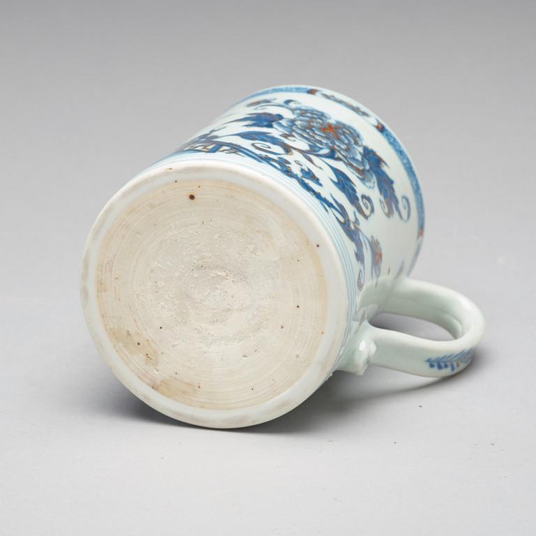 A blue and white jug, Qing dynasty, Qianlong (1736-95).