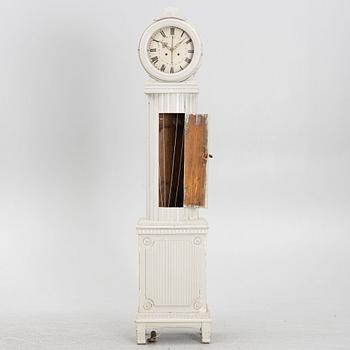 A 19th century longcase clock.