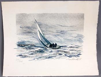 ROLAND SVENSSON, färglitografi, sign.