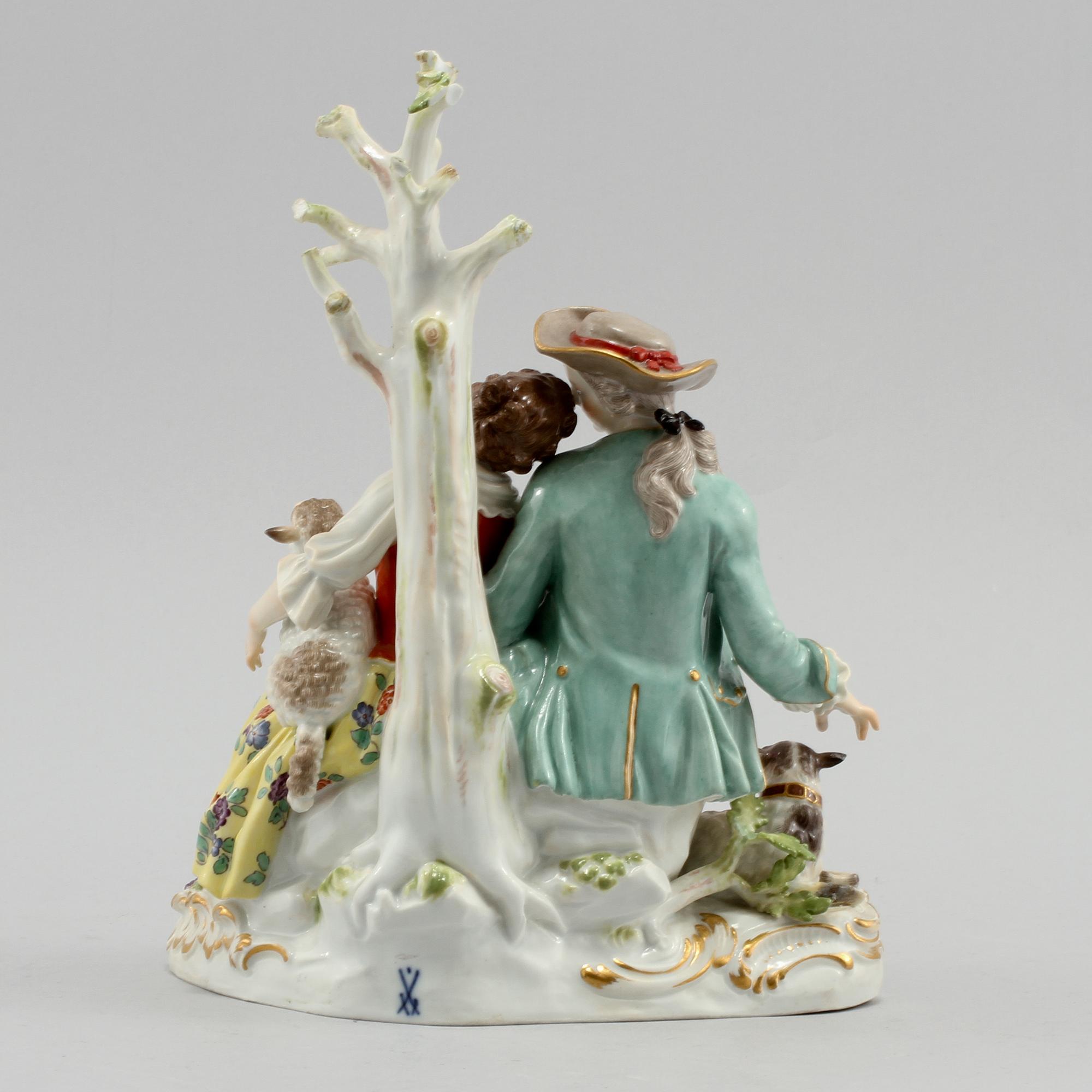FIGURIN, porslin, Meissen, 1900-tal första kvartal.