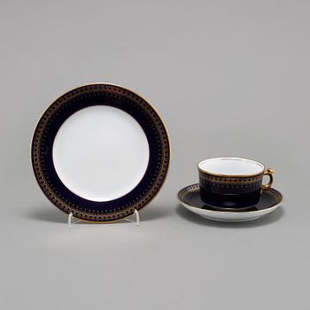 KAFFESERVIS, 24 delar, porslin, "Romanov", Golden Collection, 1900-talets slut.