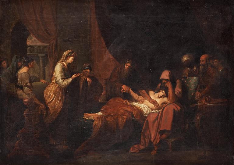 Benjamin West Efter, Erasistratus upptäcker Antiochus kärlek för Stratonice.