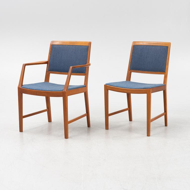 Bertil Fridhagen, a set of 14 chairs, Bodafors, 1960's.
