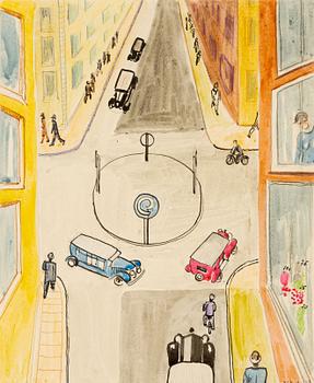 Vilhelm Bjerke-Petersen, Roundabout.