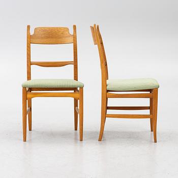 Carl Malmsten, Chairs, 4, "Calmare Nyckel", second half of the 20th century.