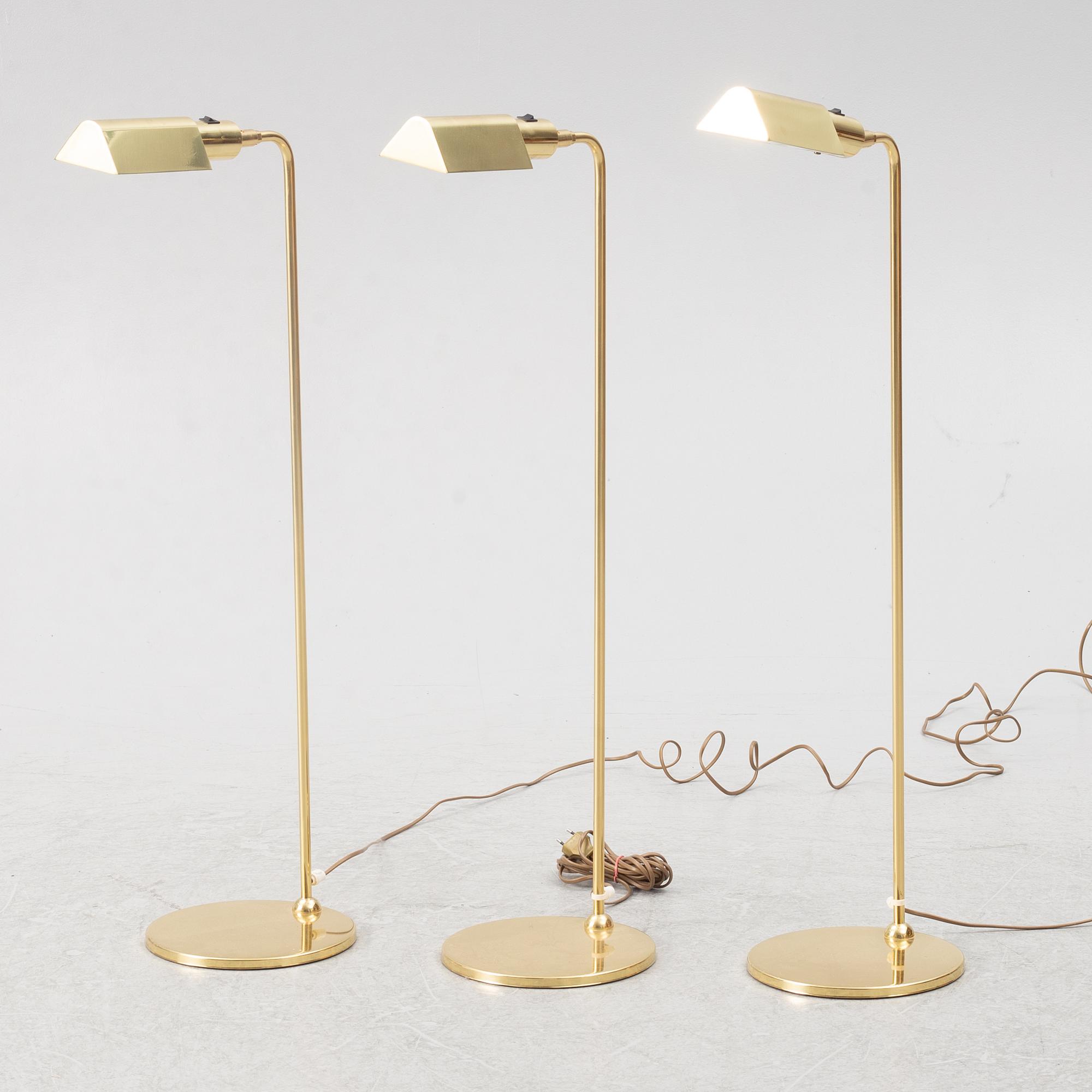 Three floor lamps, Örsjö Belysning AB, Örsjö.