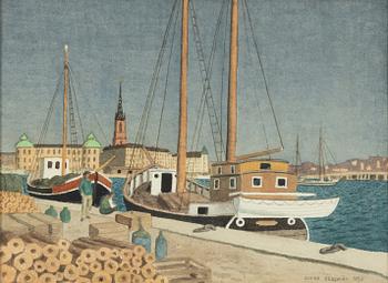 Oskar Bergman, 'Vid Norr Mälarstrand'.