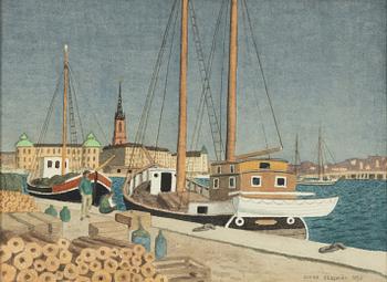 Oskar Bergman, "Vid Norr Mälarstrand".