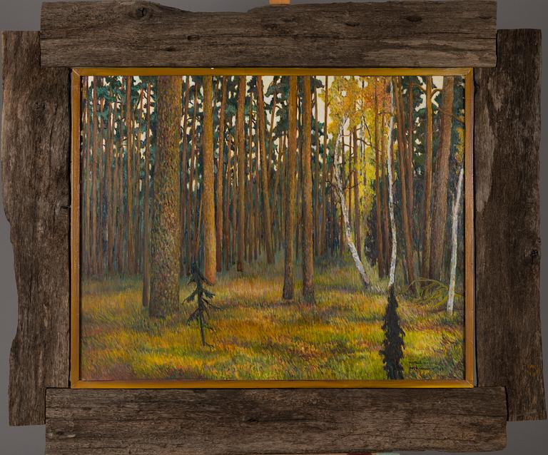 KOSTI KOSTINEN, oil on canvas, signed and dated -89.