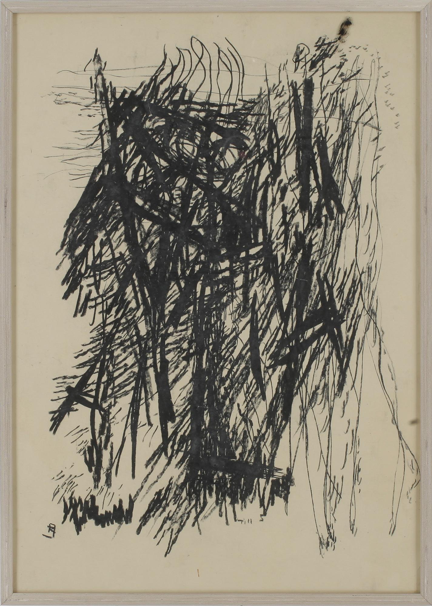 RAGNAR JOHANSSON, 2 st, teckningar, monogramsignerade.