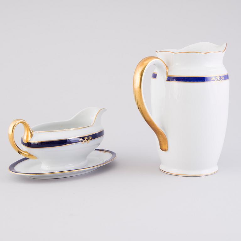 A 70-pcs set of dinnerware and for coffee, Arabia Finland 1932-1949.