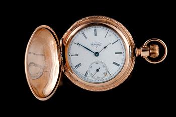 253. A GOLDEN POCKET WATCH / Elgin.