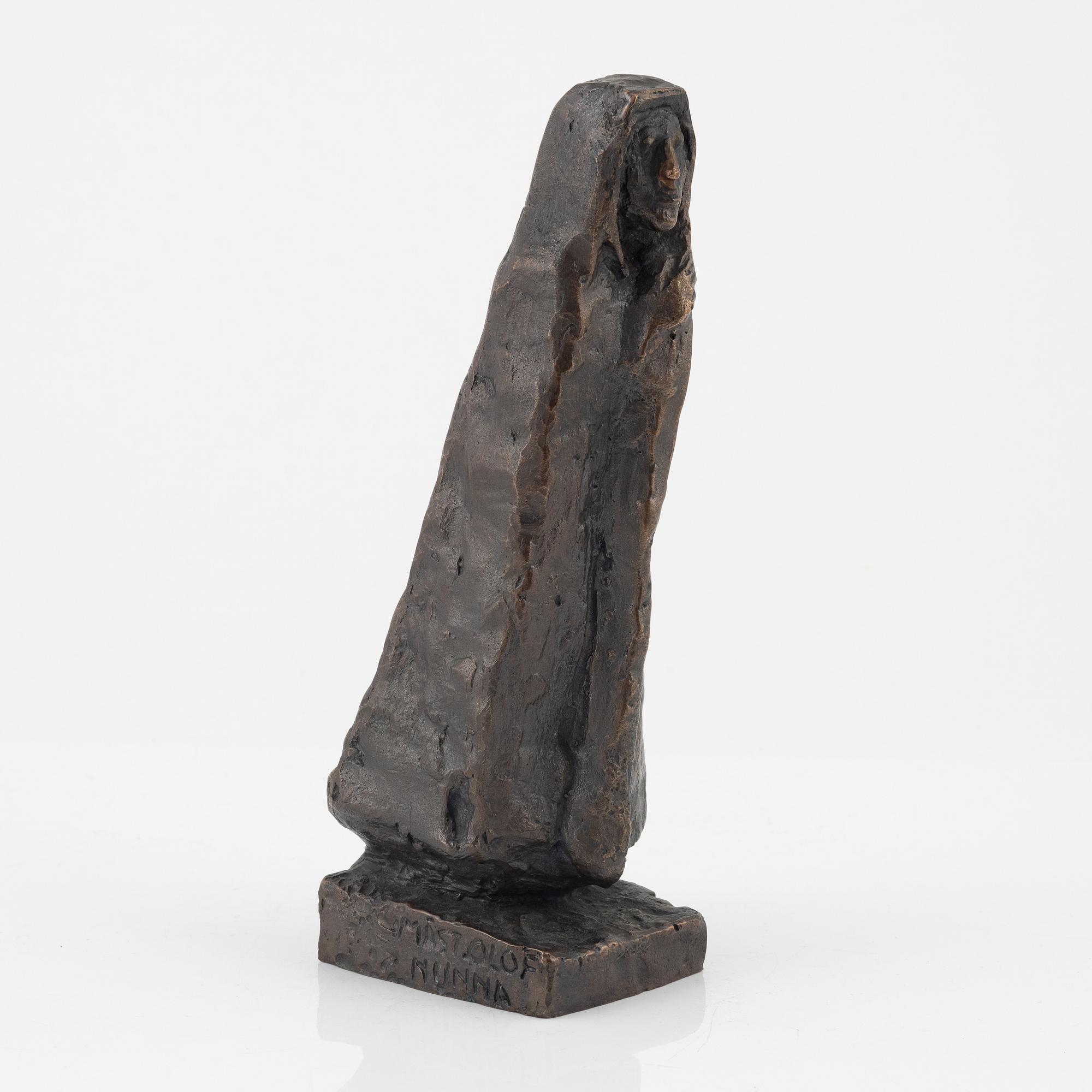 Bror Marklund, Sculpture, bronze, signed BM, height 23 cm.