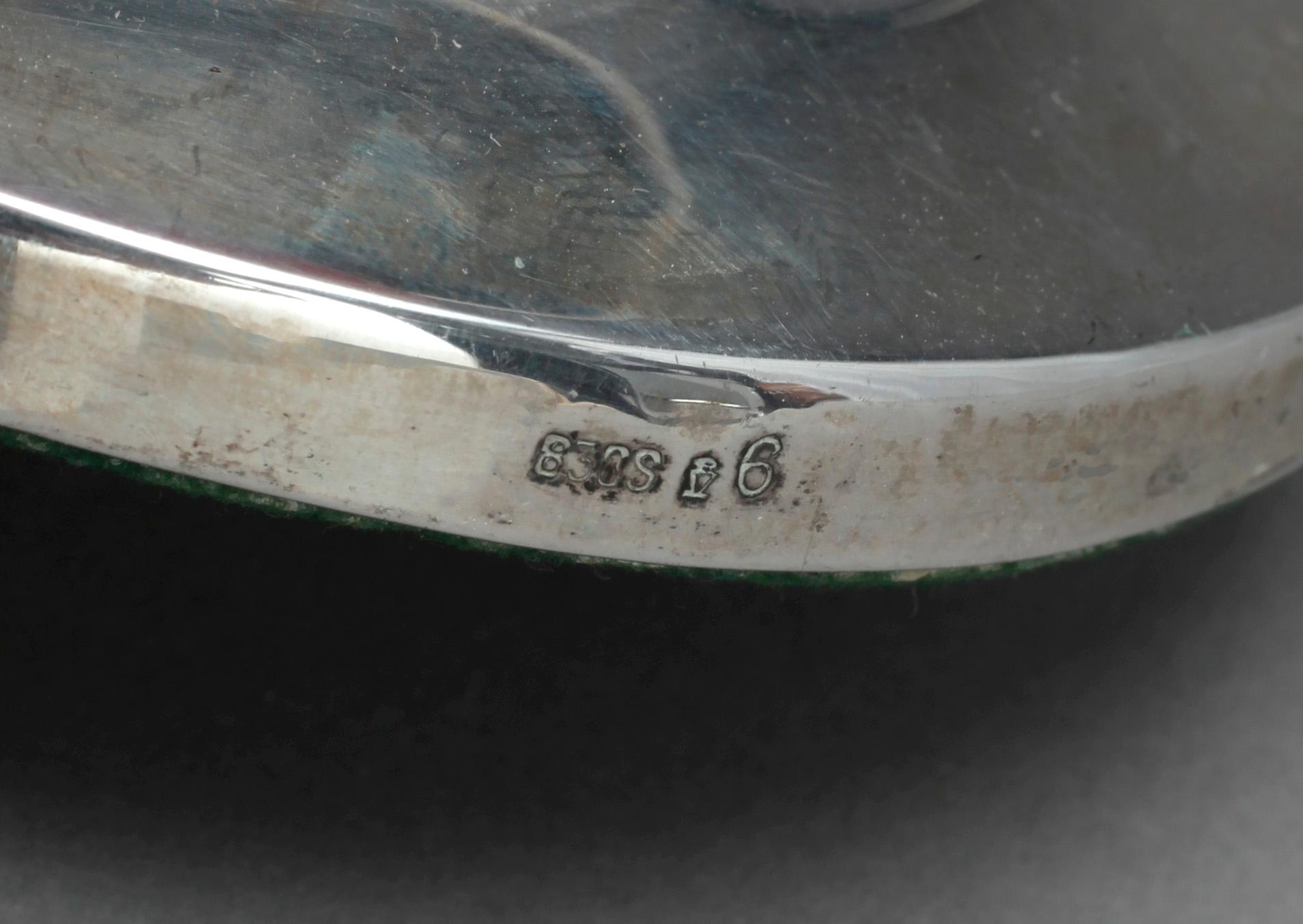 LJUSSTAKAR, ett par, silver, 1900-talets andra hälft.
