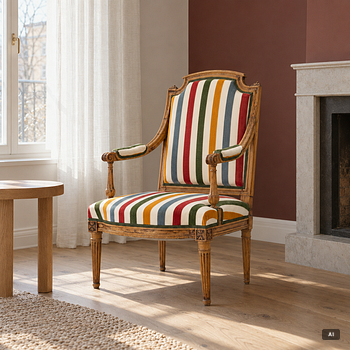 Armchair, Louis XVI, France, 18th century.