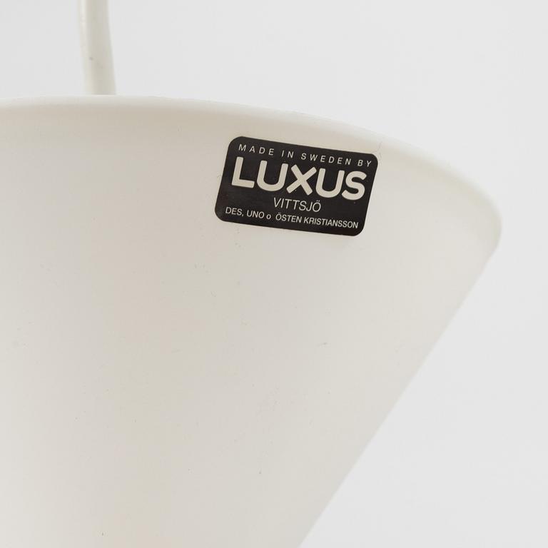 Uno & Östen Kristiansson, taklampor 3 st., Luxus, Vittsjö, 1960-70-tal.