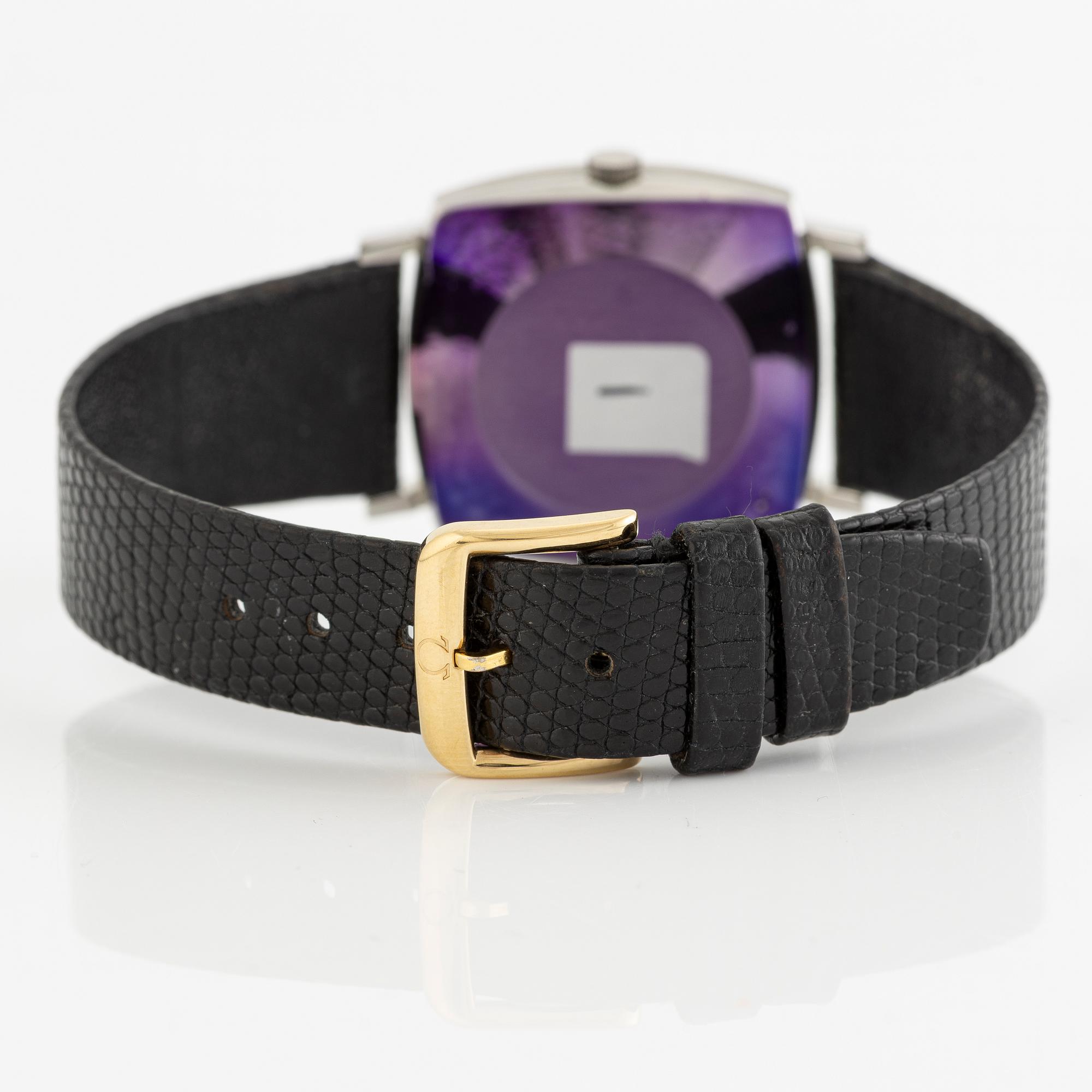 Omega, De Ville, armbandsur, 31,5 x 31,5 (38,5) mm.