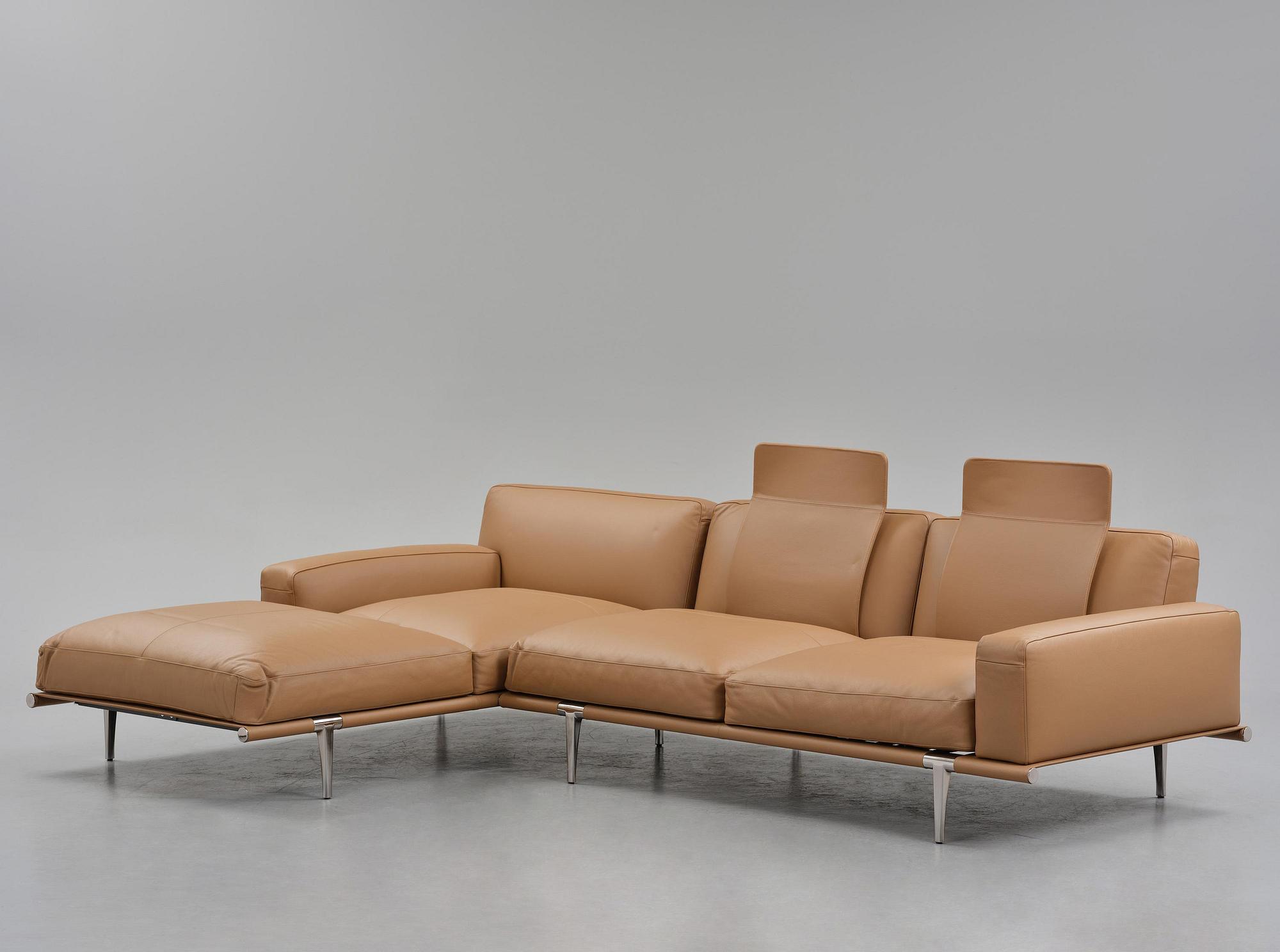 Ludovica Serafini & Roberto Palomba, a "Let it Be" sofa, Poltrona Frau, Italy, 2025.