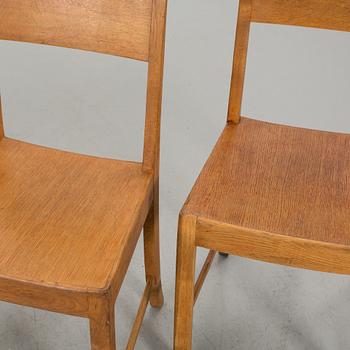 FOUR EARLY 20TH CENTURY CHAIRS.