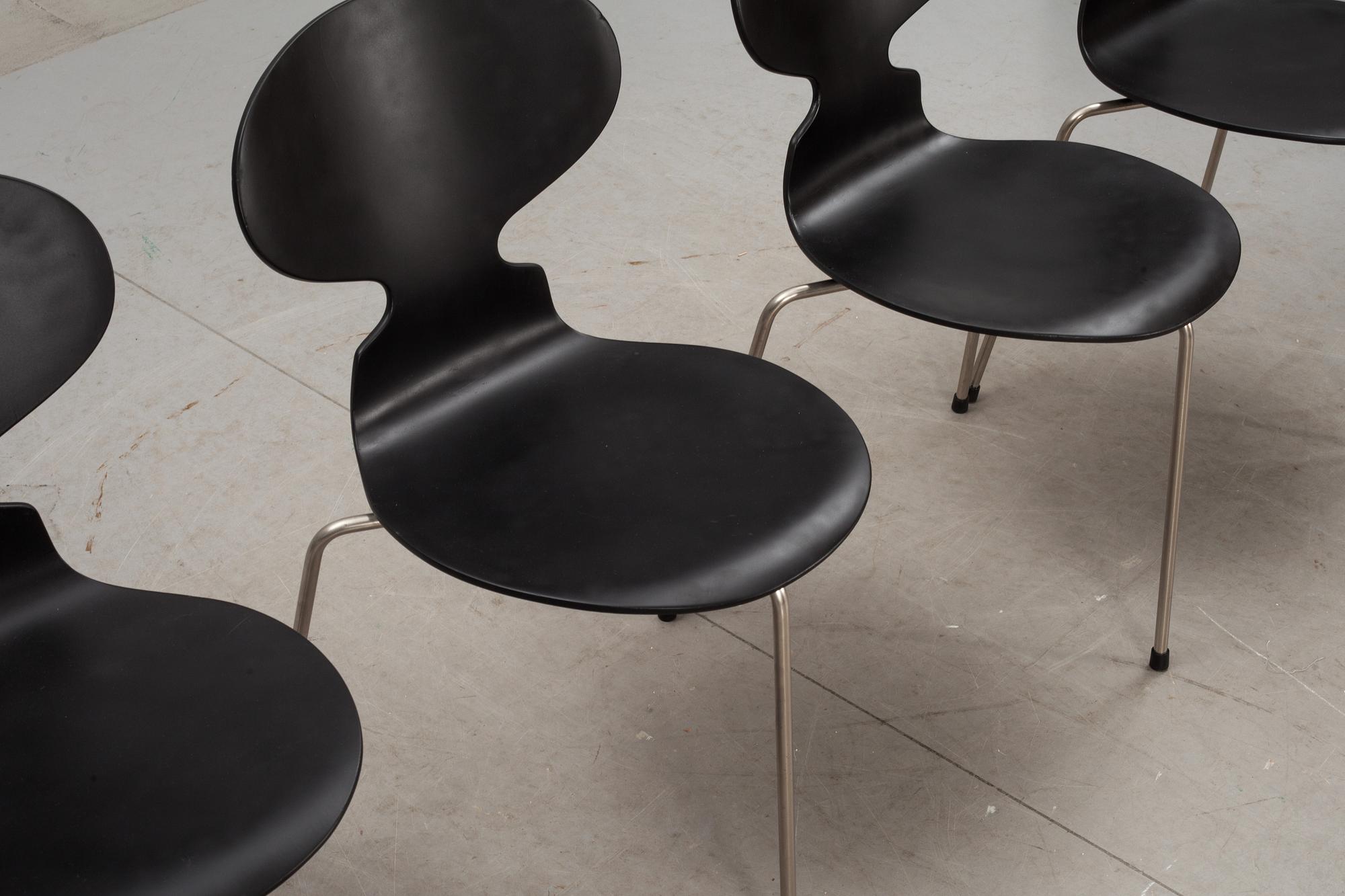 STOLAR, 4 st, "Myran", Arne Jacobsen, Fritz Hansen.