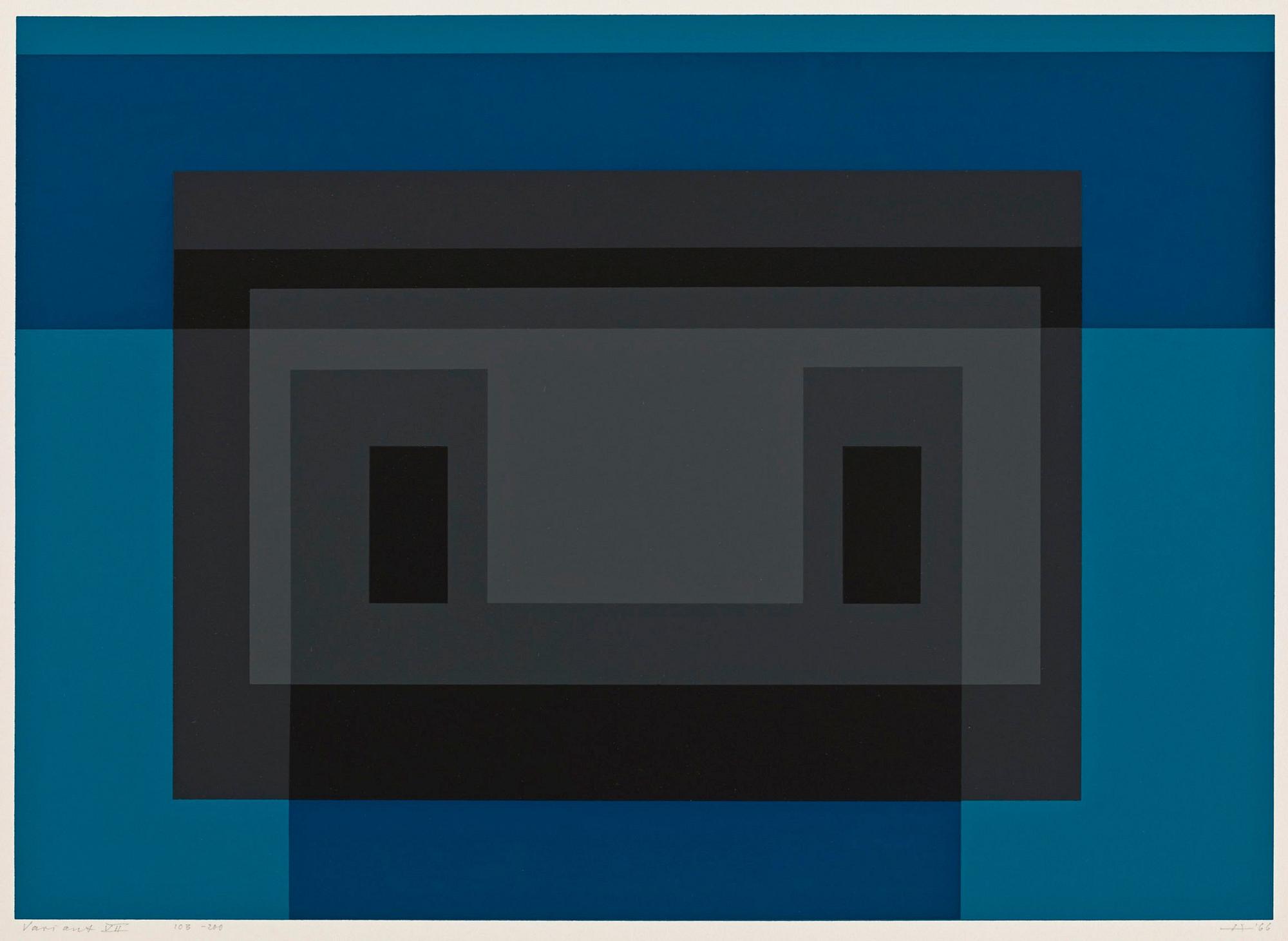 Josef Albers, Ur: "Ten Variants".