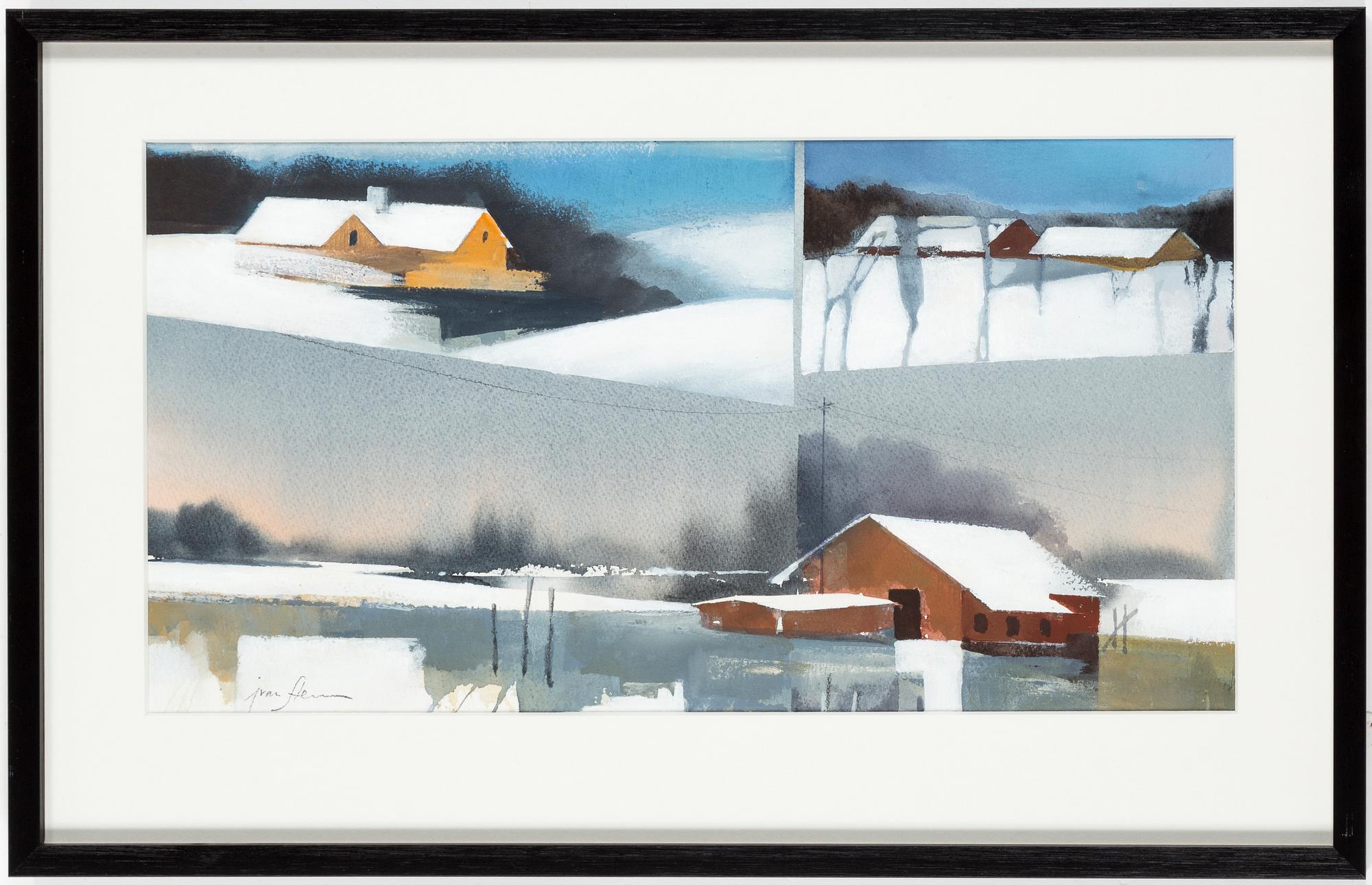 IVAN STERN, akvarell, signerad.