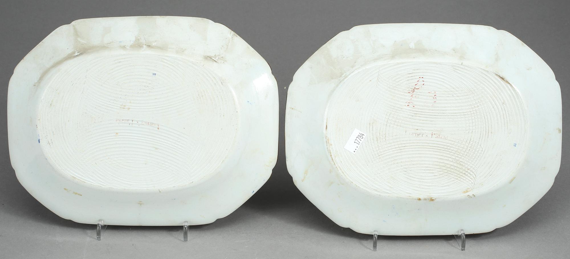 FAT, ett par, flintgods, Turner's Patent, 1800-tal.