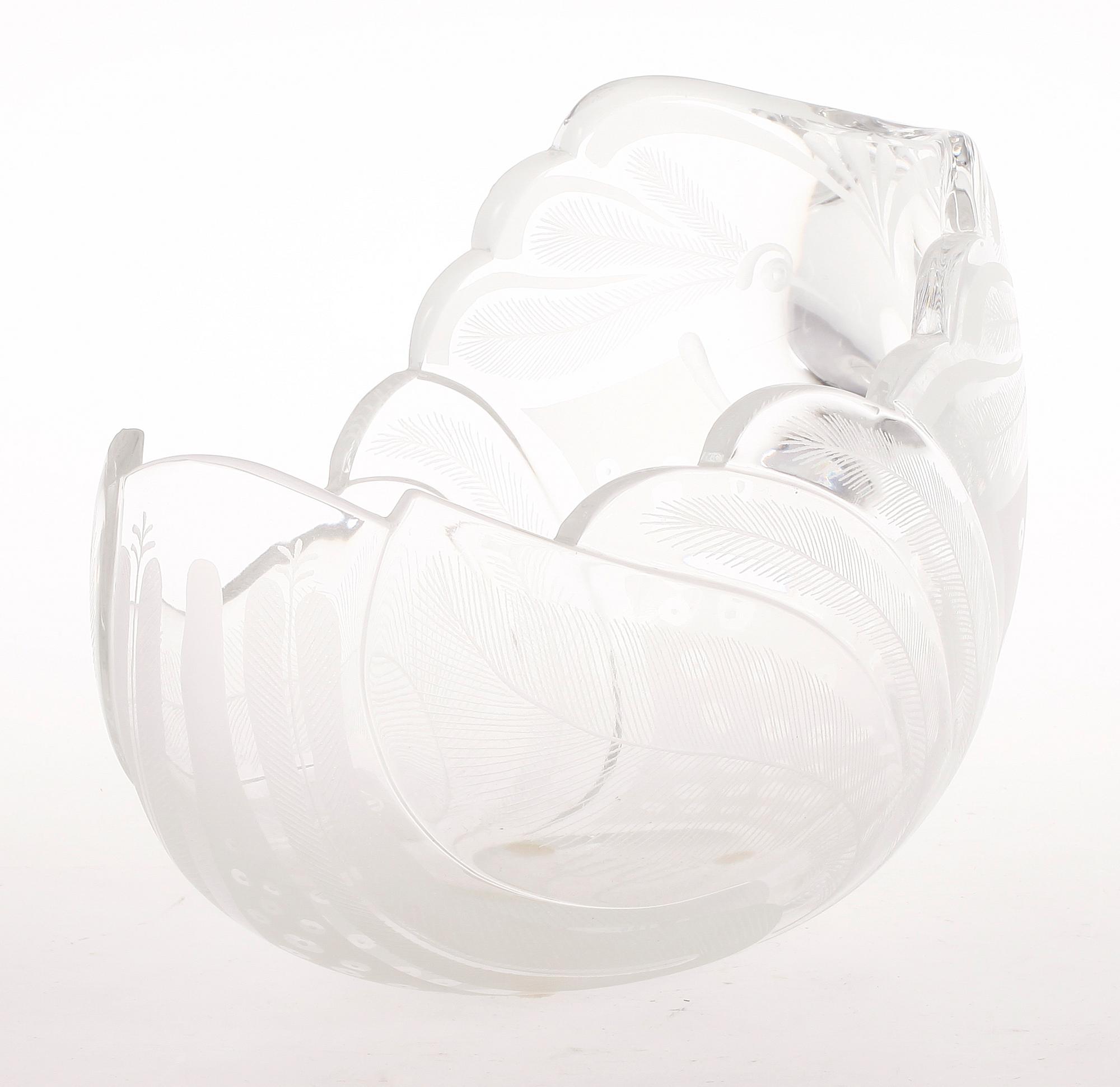 SKÅL, glas, Gunnar Cyrén, Orrefors.