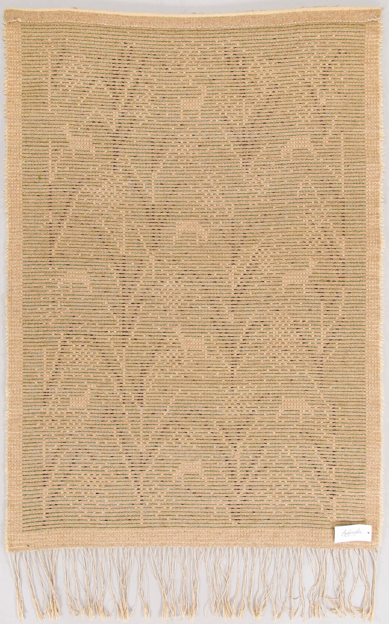 Aune Vuorinen-Peippo, rya modell för Neovius. Ca 150 x 105 cm.