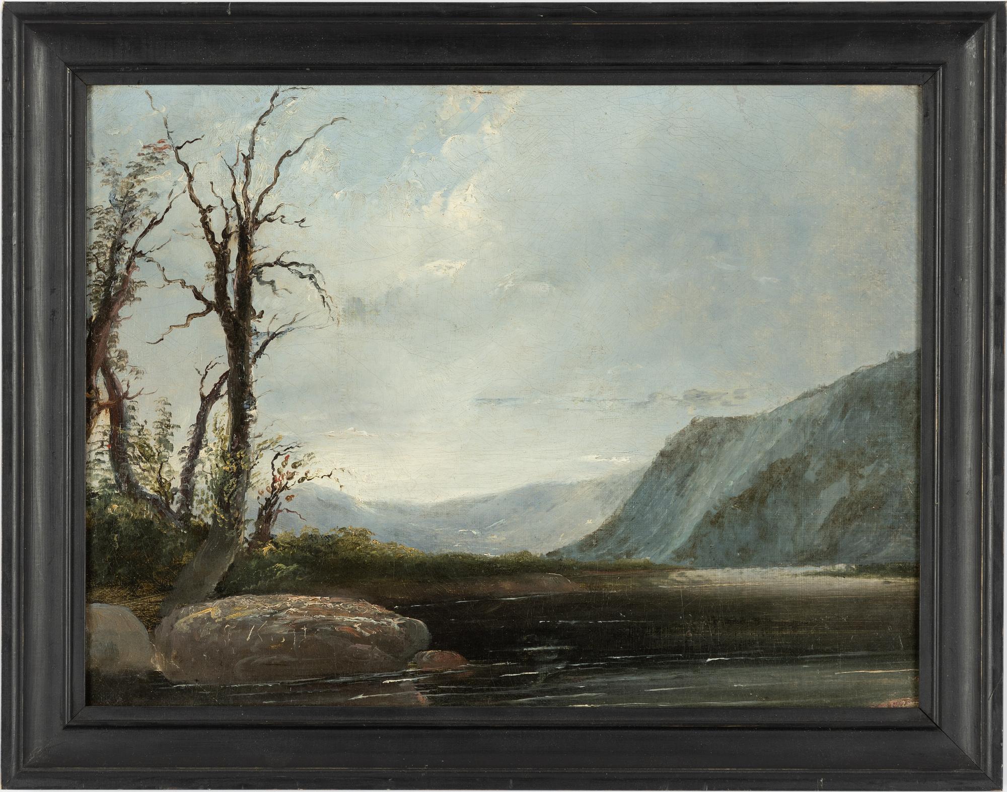 William Hodges, attributed to, 'A bay on the Southern Hemisphere'.