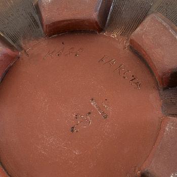 WILHELM KÅGE, a 'Farsta' stoneware dish from Gustavsberg studio.