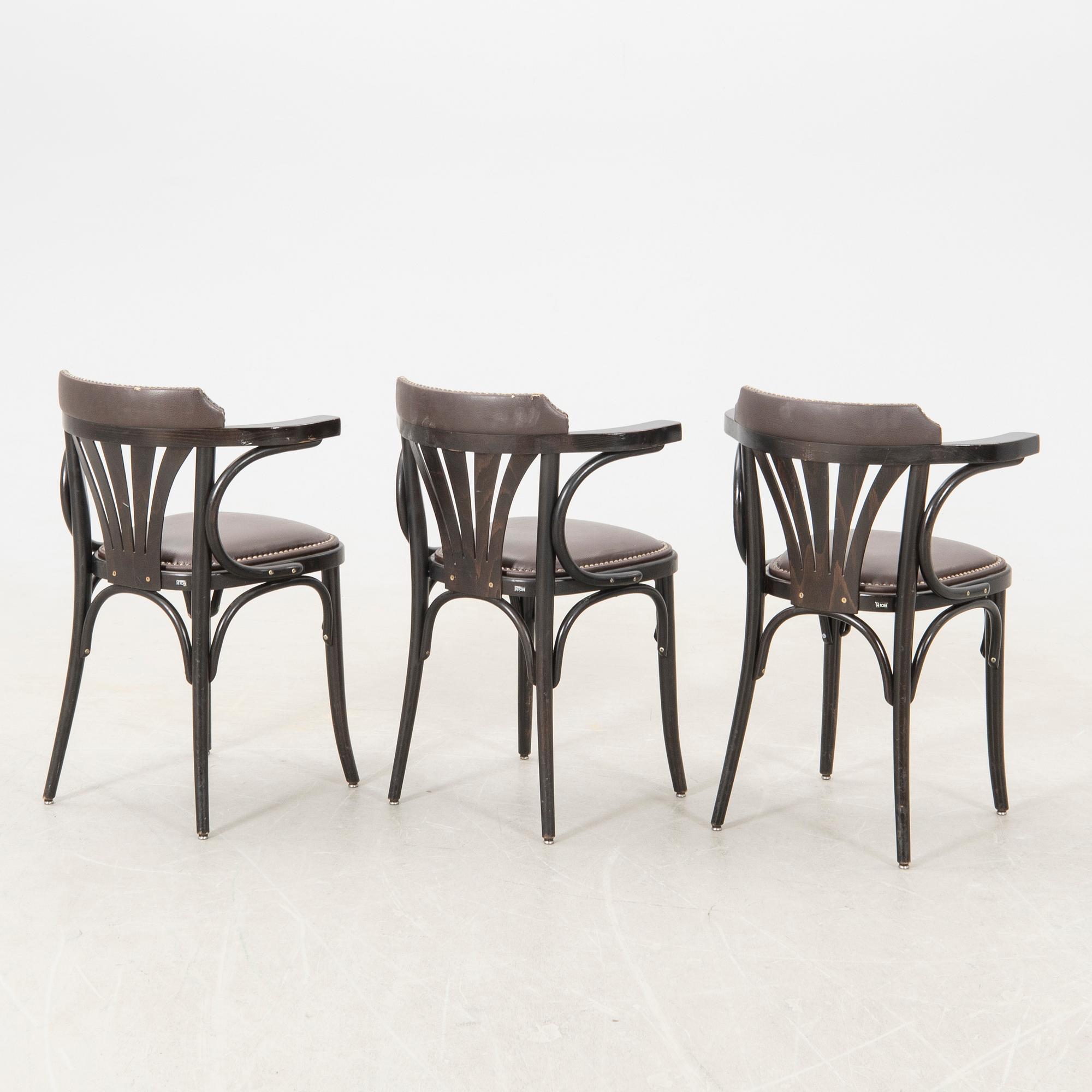 Armchairs 6 pcs model no 24, Thonet 21st century.