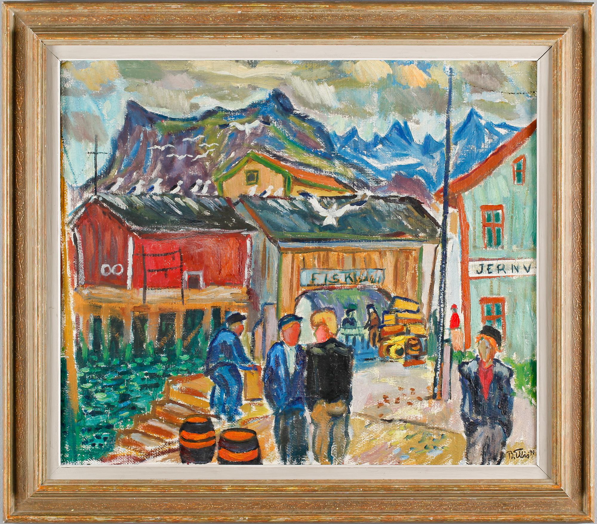 BENGT ELLIS, olja på duk, signerad och dateard -49.