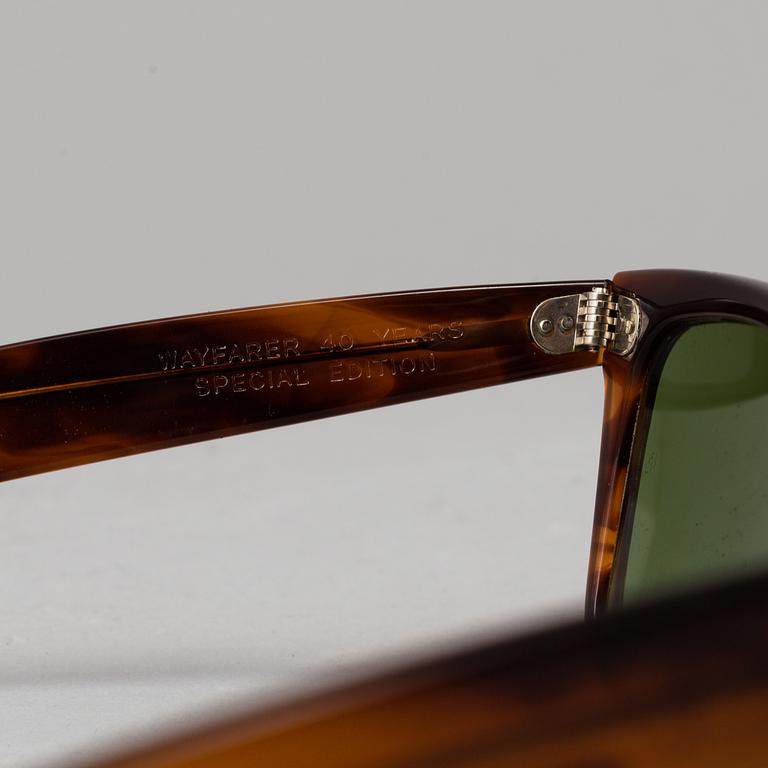 Two pairs of Wayfarer 40 Years Special Edition sunglasses, RayBan, USA.
