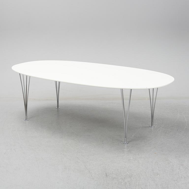 A 'Superellips' table by Piet Hein & Bruno Mathsson by Mathsson International, Värnamo.