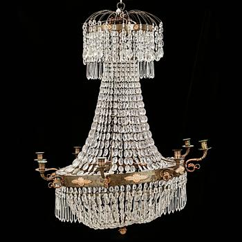 A chandelier from the 19th century.