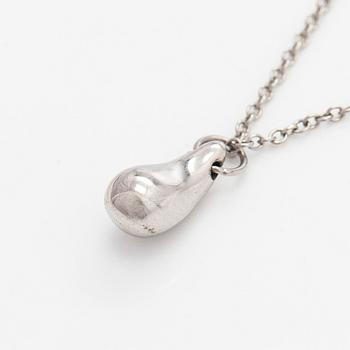 Tiffany & Co, Elsa Peretti, kaulakoru, "Teardrop", platinaa.